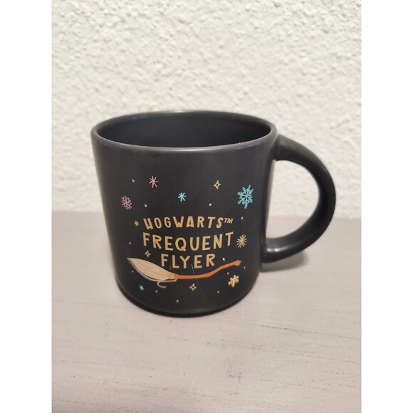 Harry Potter Mug Modern Gourmet Foods Stoneware Hogwarts Frequent Flyer EUC - Picture 8 of 8